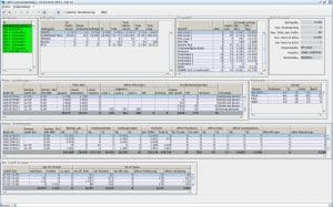 Dashboard eines Logistik-Leitstandes mit Status zu Batches, Picks, Auslastung und Cut-off-Zeiten