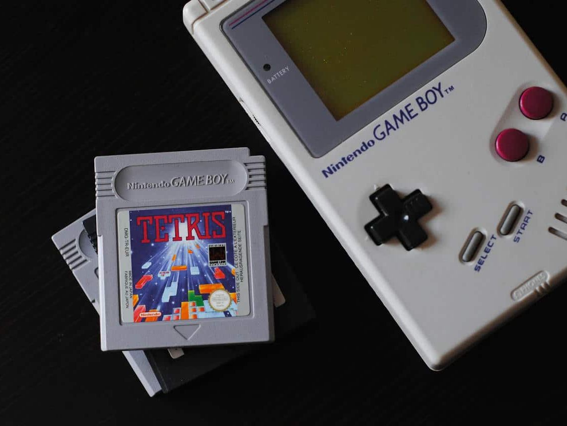 Game Boy with Tetris Cartridge