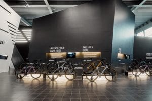Canyon Showroom with gravel bikes. Author: Marco Freudenreich