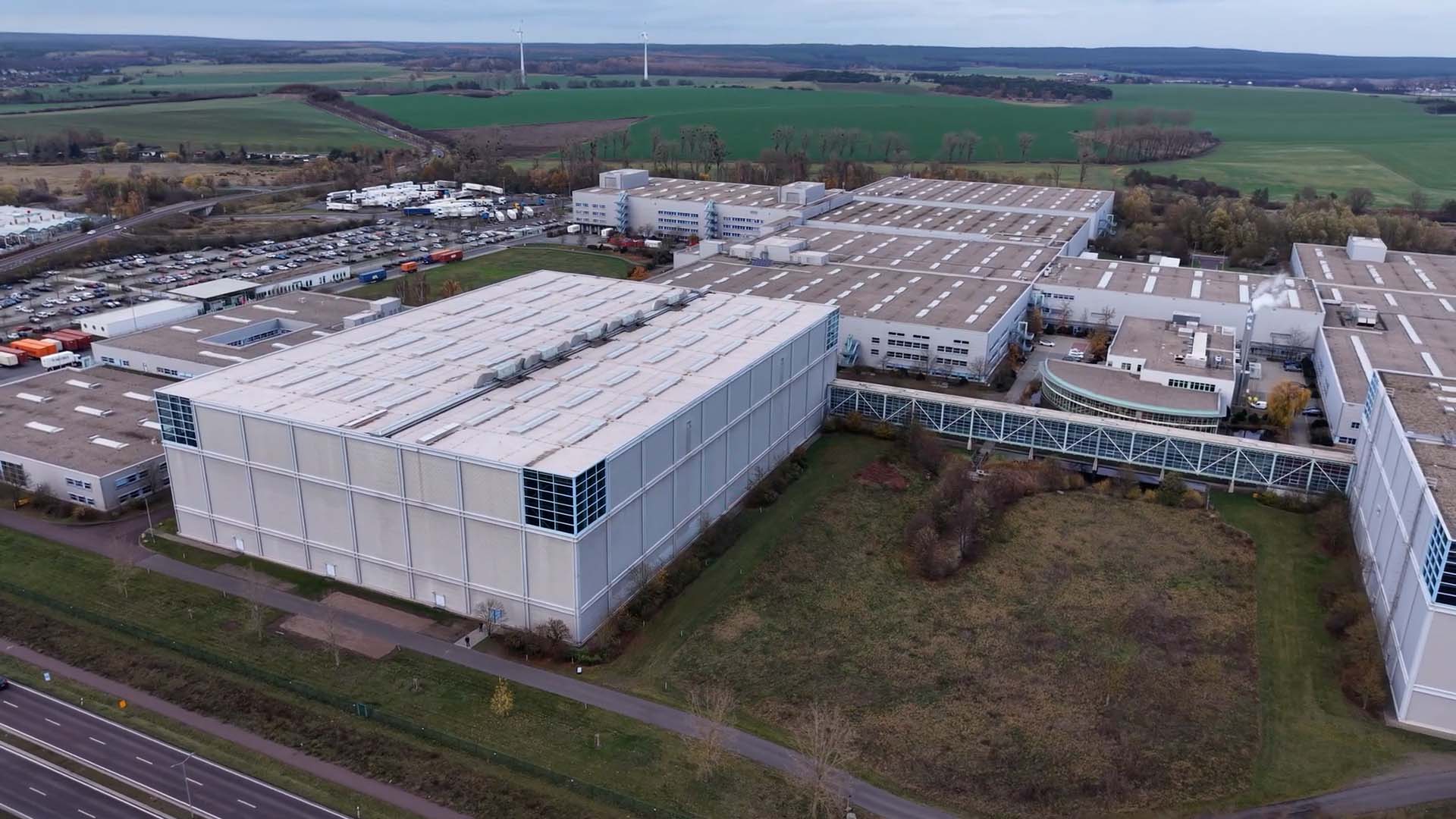 Aerial view of Hermes Fulfilment Haldensleben - Image copyright Stöcklin Logistik AG