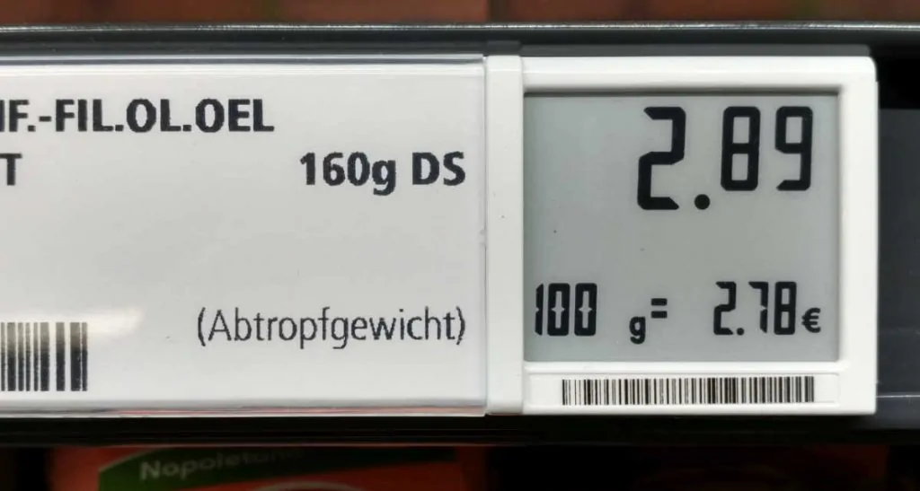 Die elektronische Preisauszeichnung via Shelf label ist mittlerweile Standard. 
