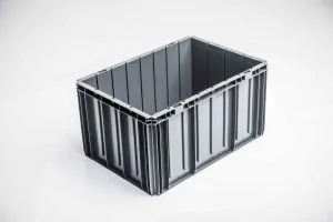 AutoStore-System - klassischer Behälter aus Plastik.