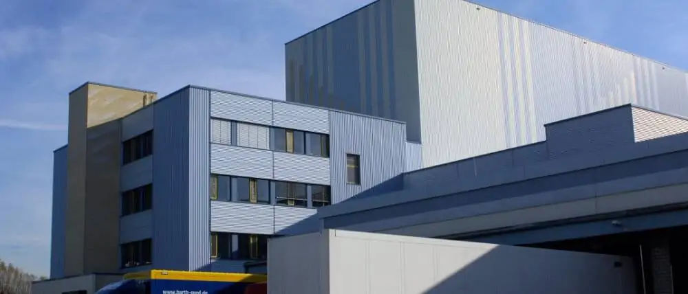Outside view of the Pfizer Distribution Center in Karlsruhe
