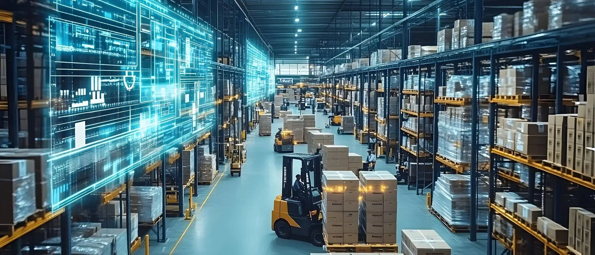 Staplerleitsystem warehouse software