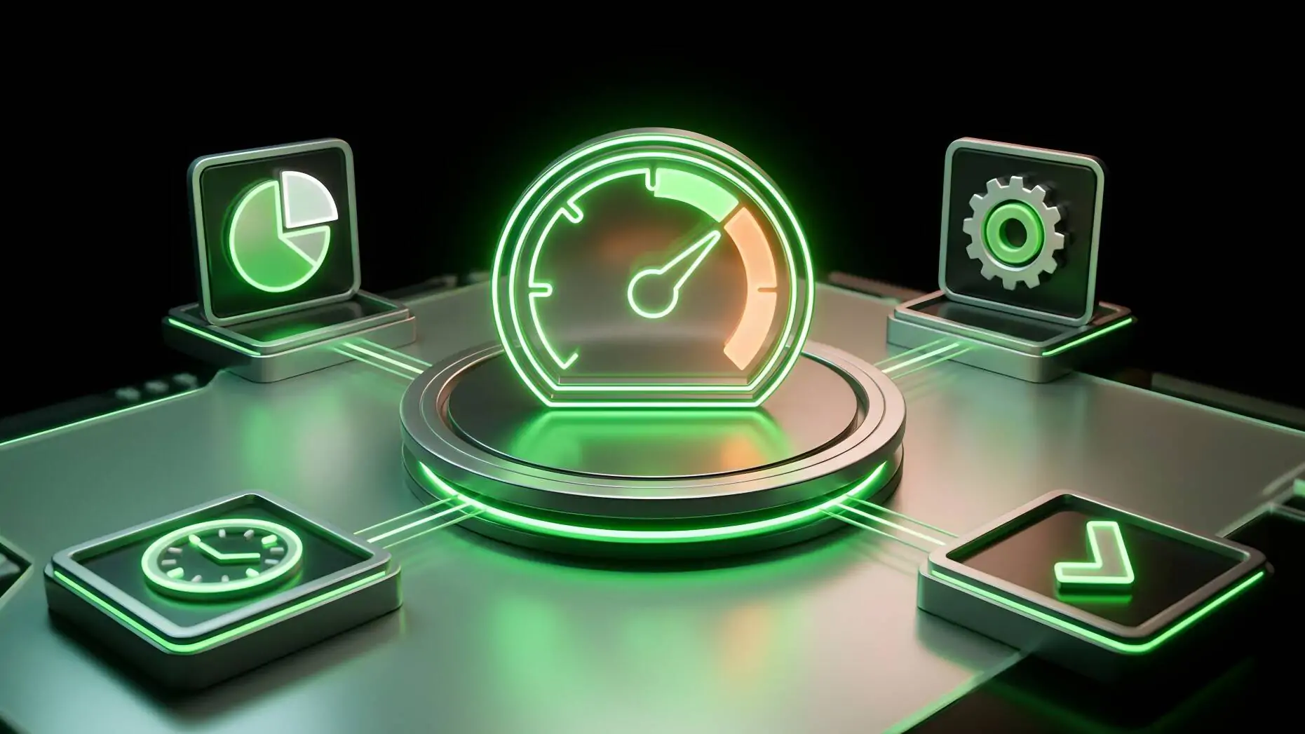 Energiemanagement symbolisiert durch verschiedene Icons