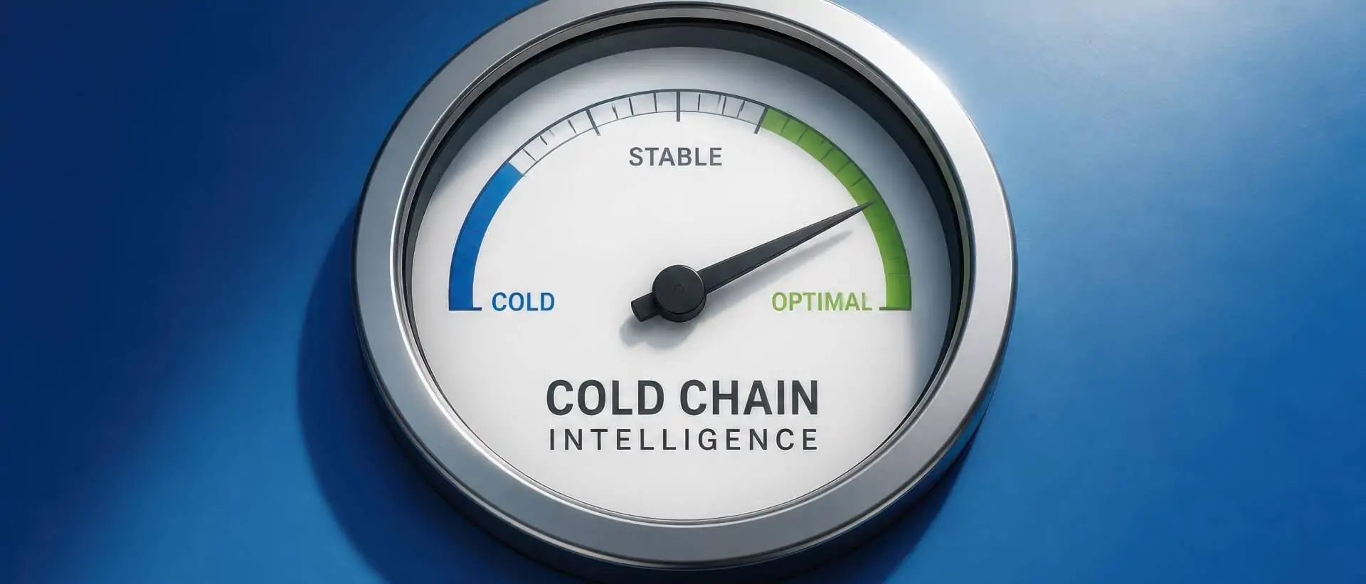 ColdChainIntelligenceAdobeStock_2088519857 1 Runde Anzeige mit Skala