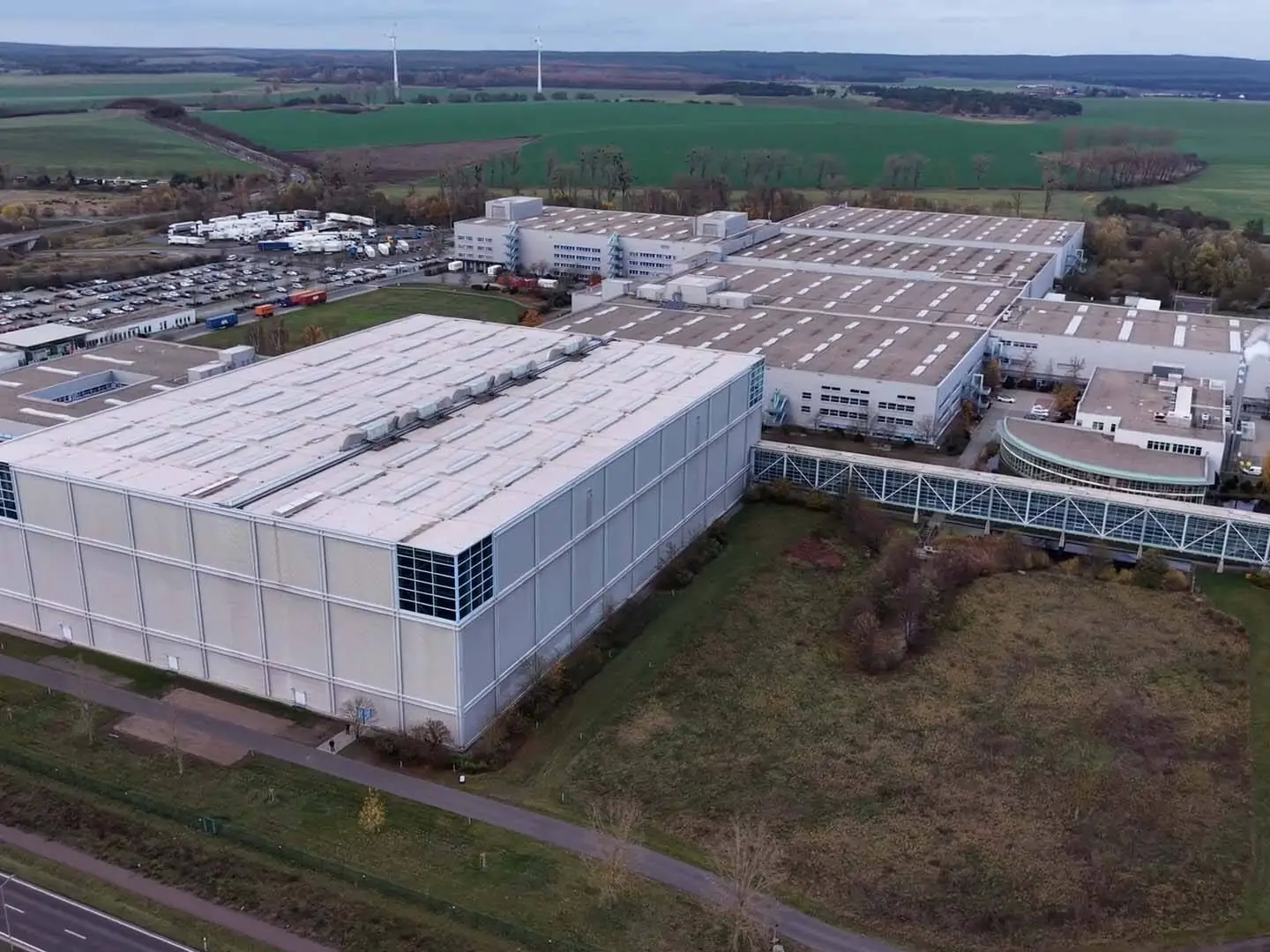 Aerial view of Hermes Fulfilment Haldensleben - Image copyright Stöcklin Logistik AG